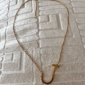 Letter “J” necklace